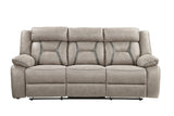 Tyson Gray Recliner Sofa with Drop Down Table and Power Strip from Steve Silver - Luna Furniture