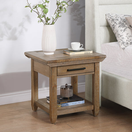 Riverdale Driftwood End Table from Steve Silver - Luna Furniture