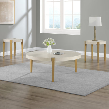 Gracie End Table, White from Steve Silver - Luna Furniture