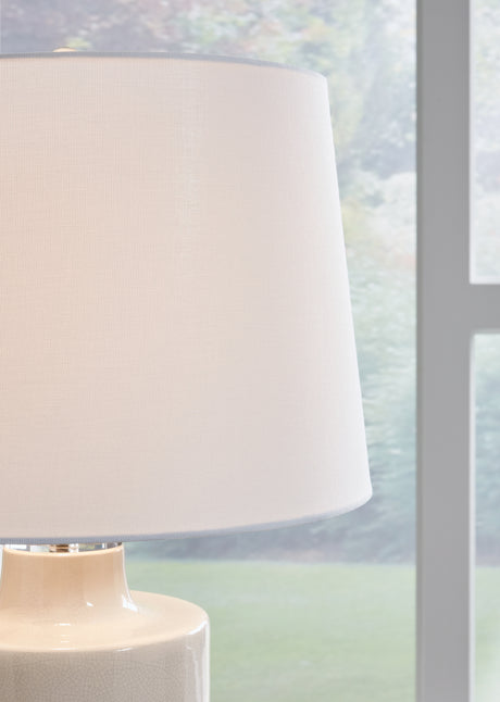 Cylener 2-Piece Table Lamp Set in Off White from Ashley - Luna Furniture
