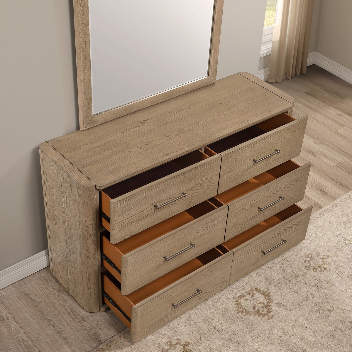 Theo Brown 4-Piece King Upholstered Bedroom Set from Steve Silver - Luna Furniture