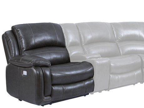 Denver LAF Dual-Power Recliner, Charcoal from Steve Silver - Luna Furniture