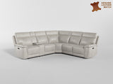 Celestia Taupe 6-Piece Power Reclining Sectional from Homelegance - Luna Furniture