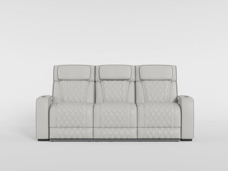 Fairway Taupe Power Double Reclining Sofa from Homelegance - Luna Furniture