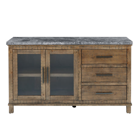 Grayson Gray Marble Top Server from Steve Silver - Luna Furniture