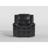Bastrop Black Glider Reclining Chair