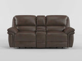 Proctor Pawter Power Double Reclining Loveseat with Center Console from Homelegance - Luna Furniture