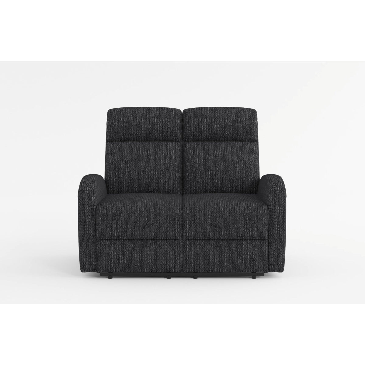 Allen Dark Gray Double Reclining Loveseat from Homelegance - Luna Furniture