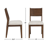 Canton Mocha Side Chair, Set of 2 from Steve Silver - Luna Furniture