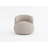Ruvo Rusty Orange Swivel Accent Chair from Homelegance - Luna Furniture