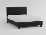 Lorenzi Dark Brown Full Upholstered Platform Bed from Homelegance - Luna Furniture