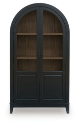 Dagandale Black/Natural Accent Cabinet from Ashley - Luna Furniture