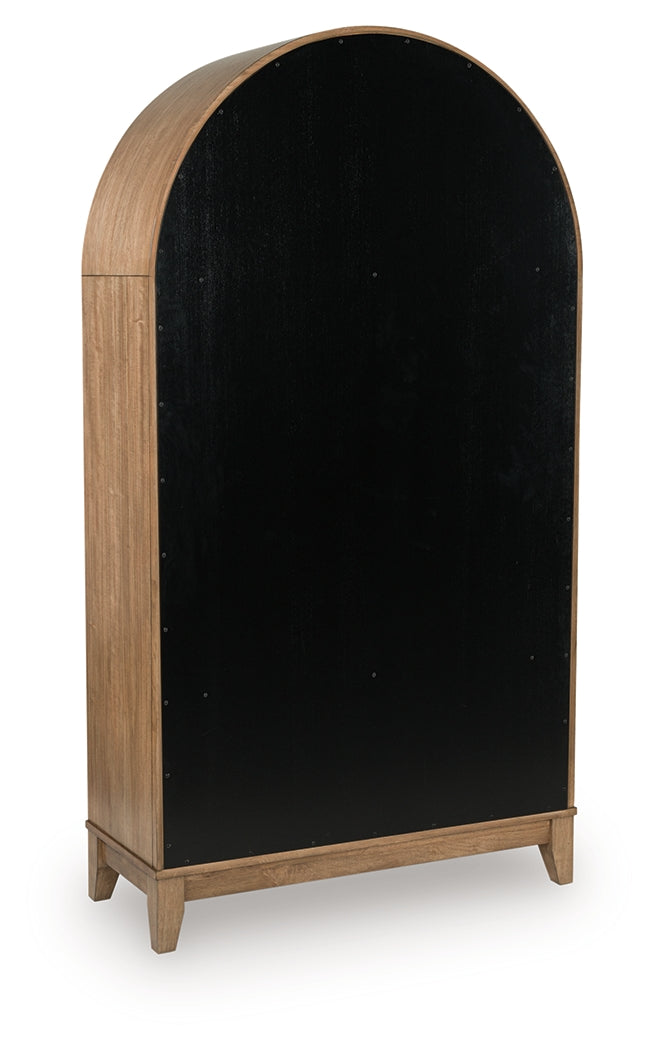 Dagandale Natural/Black Accent Cabinet from Ashley - Luna Furniture