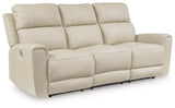 Dahlmoore Almond Power Reclining Sofa from Ashley - Luna Furniture