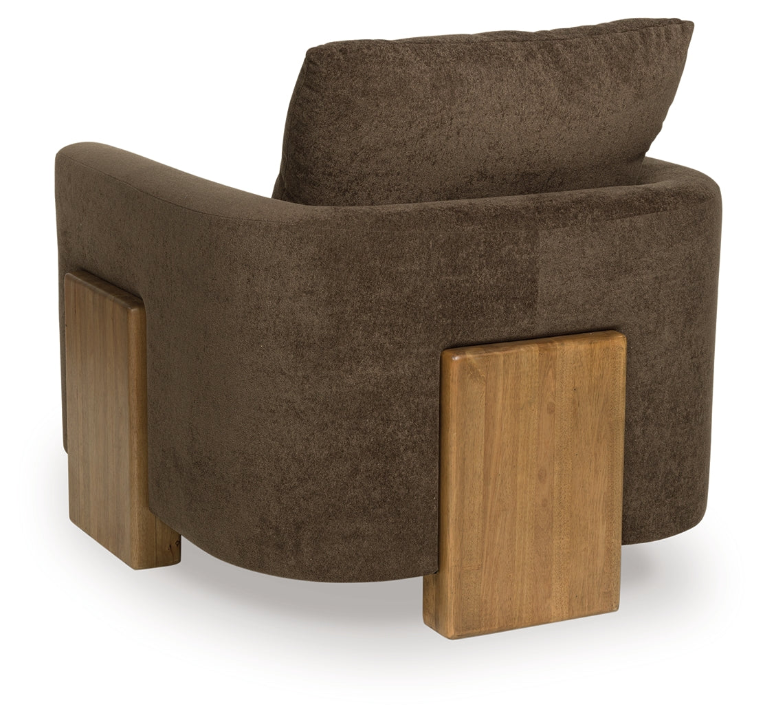 Dairlett Brown Accent Chair from Ashley - Luna Furniture