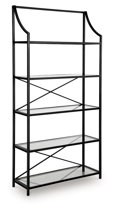 Dakerwell Antique Black 72" Bookcase from Ashley - Luna Furniture