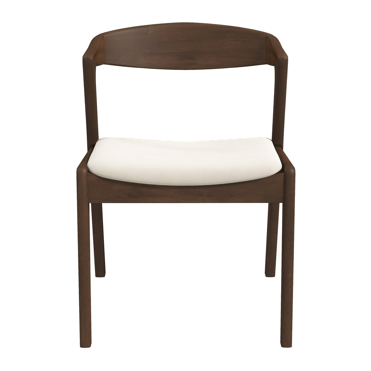 Dakota Cream Velvet Dining Chair with Solid Wood Frame from Ashcroft Furniture - Luna Furniture
