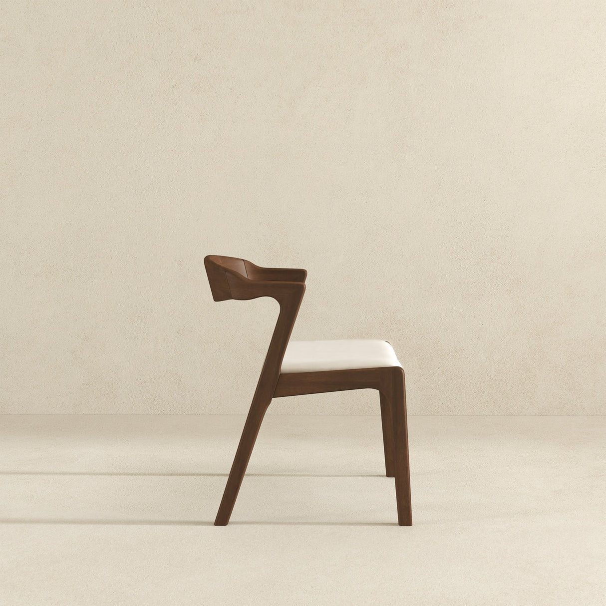 Dakota Cream Velvet Dining Chair with Solid Wood Frame from Ashcroft Furniture - Luna Furniture