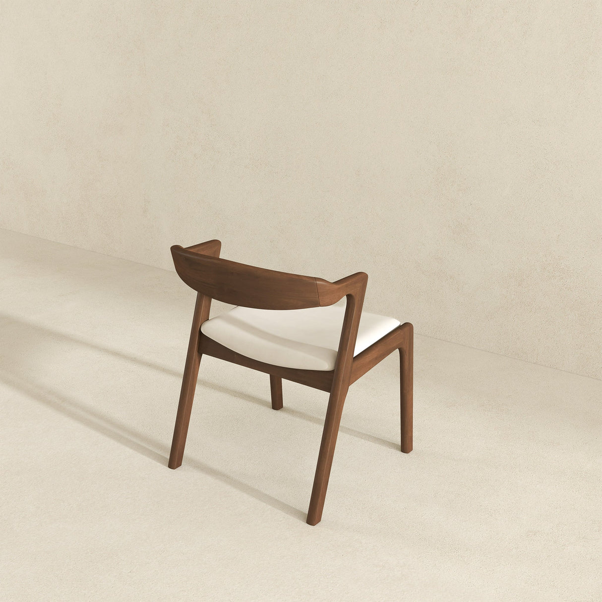 Dakota Cream Velvet Dining Chair with Solid Wood Frame from Ashcroft Furniture - Luna Furniture