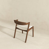 Dakota Cream Velvet Dining Chair with Solid Wood Frame from Ashcroft Furniture - Luna Furniture