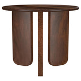 Dale Brown Round Solid Mango Wood Side End Table from Coaster - Luna Furniture