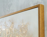Dalewick Brown/Gray/Gold Finish Wall Art from Ashley - Luna Furniture