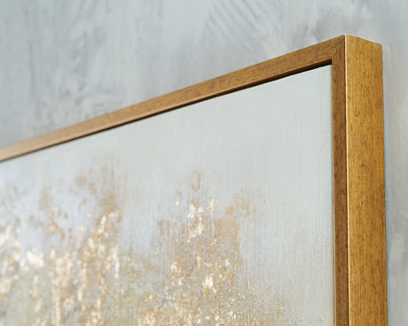 Dalewick Brown/Gray/Gold Finish Wall Art from Ashley - Luna Furniture