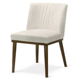 Daley White Fabric Dining Chair (Set Of 2) from Midinmod - Luna Furniture