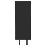 Dalia Black 2-Door Accent Storage Cabinet with Shelving from Coaster - Luna Furniture