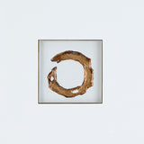 Dallbourne White/Gold Finish Wall Art (Set of 4) from Ashley - Luna Furniture