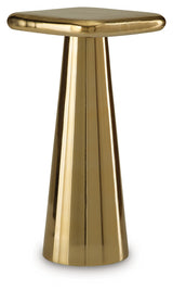 Dallenburg Gold Finish Accent Table from Ashley - Luna Furniture