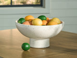 Dallinworth White/Black Bowl from Ashley Furniture - Luna Furniture