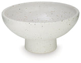 Dallinworth White/Black Bowl from Ashley Furniture - Luna Furniture