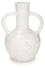 Dallinworth White/Black Vase from Ashley Furniture - Luna Furniture
