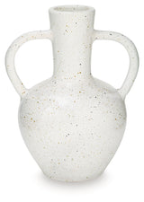 Dallinworth White/Black Vase from Ashley Furniture - Luna Furniture