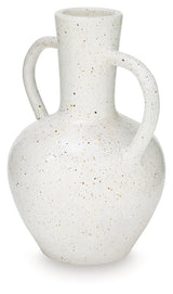 Dallinworth White/Black Vase from Ashley Furniture - Luna Furniture