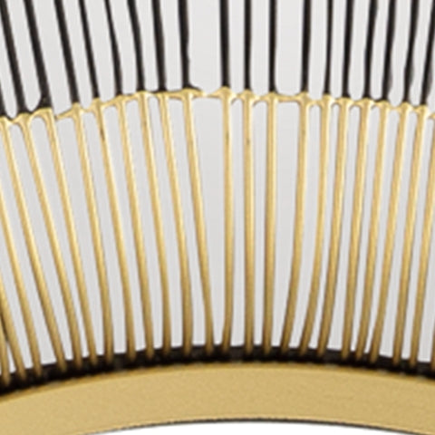 Dallmen Black/Gold Finish Accent Mirror from Ashley - Luna Furniture