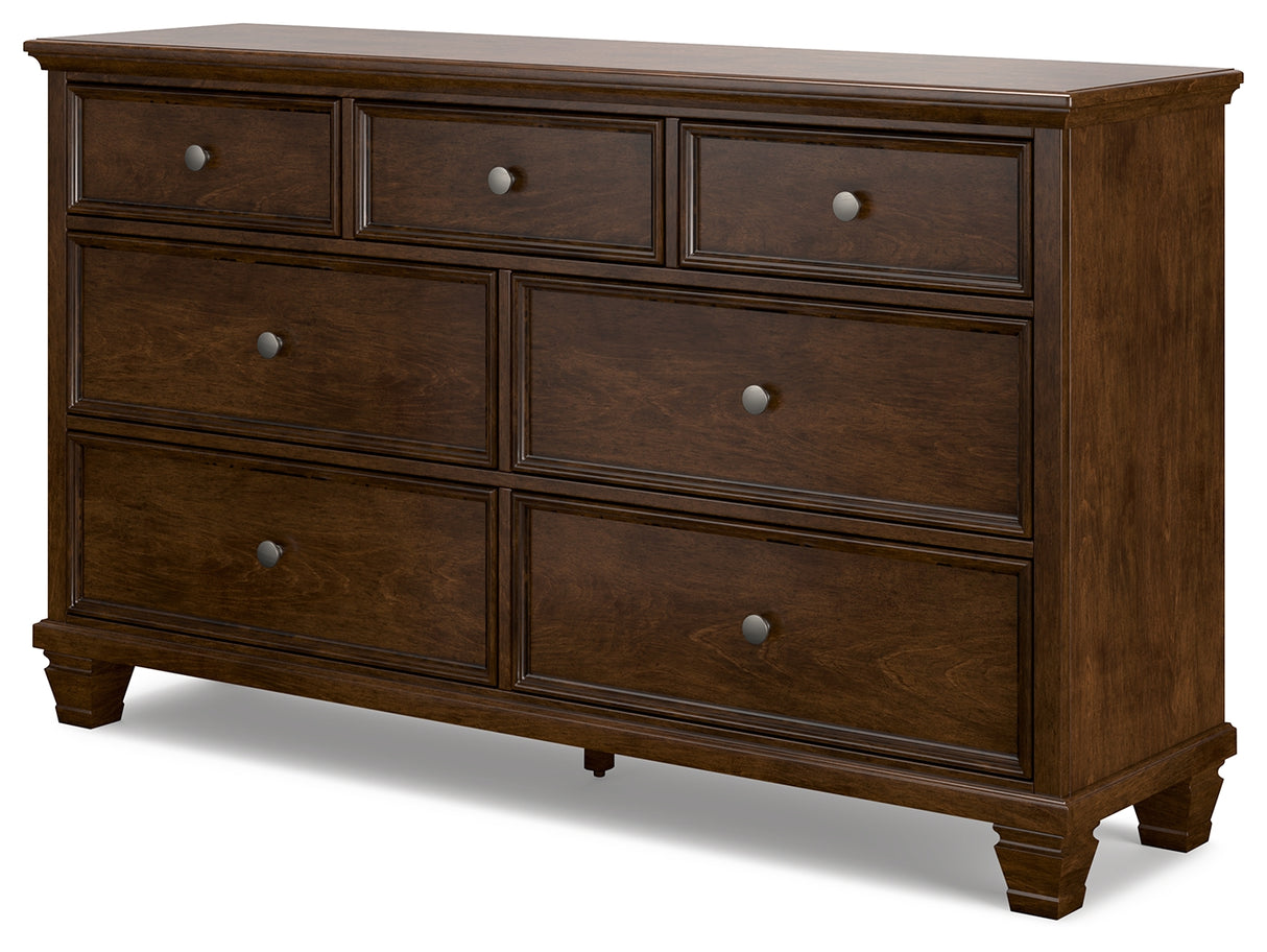 Danabrin California King Panel Storage Bed with Dresser and Chest in Brown from Ashley - Luna Furniture
