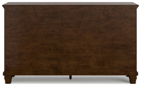 Danabrin Full Panel Storage Bed with Dresser and Chest in Brown from Ashley - Luna Furniture