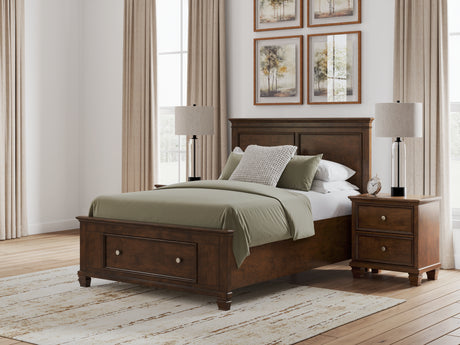 Danabrin Full Panel Storage Bed with Dresser in Brown from Ashley Furniture - Luna Furniture