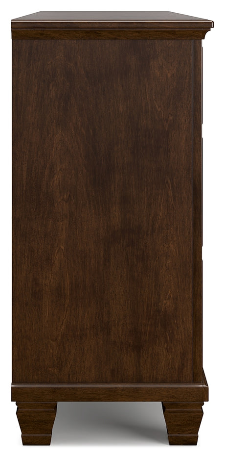 Danabrin Full Panel Storage Bed with Dresser in Brown from Ashley Furniture - Luna Furniture