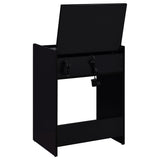 Danbury 3-drawer Makeup Vanity & Stool Set Black High Gloss from Coaster - Luna Furniture