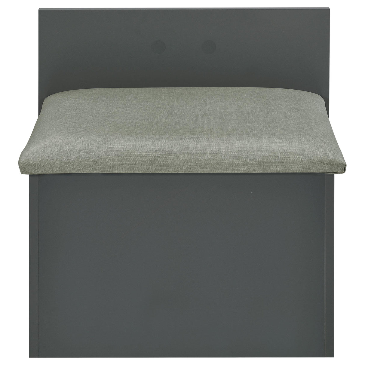 Danbury 3-drawer Makeup Vanity & Stool Set Grey High Gloss from Coaster - Luna Furniture