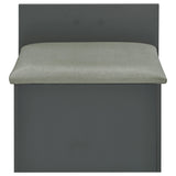 Danbury 3-drawer Makeup Vanity & Stool Set Grey High Gloss from Coaster - Luna Furniture