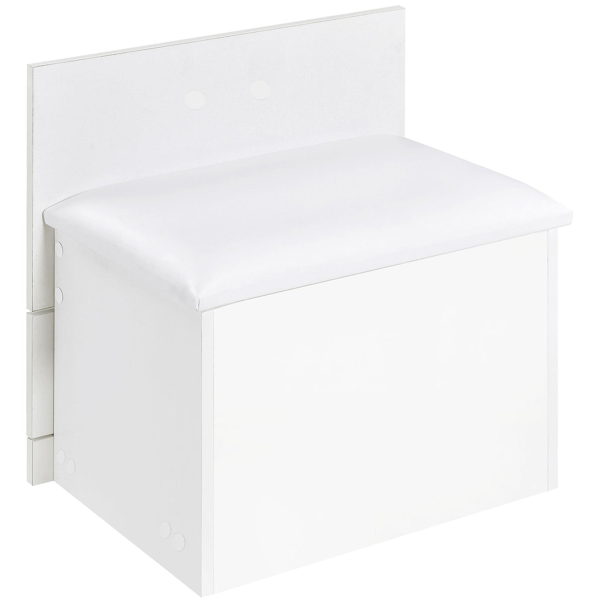 Danbury 3-drawer Makeup Vanity & Stool Set White High Gloss from Coaster - Luna Furniture