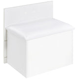 Danbury 3-drawer Makeup Vanity & Stool Set White High Gloss from Coaster - Luna Furniture