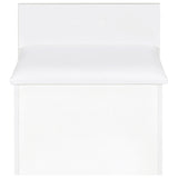 Danbury 3-drawer Makeup Vanity & Stool Set White High Gloss from Coaster - Luna Furniture