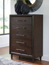 Dantenton Merlot Chest from Ashley - Luna Furniture