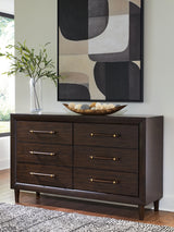 Dantenton Merlot Dresser from Ashley - Luna Furniture