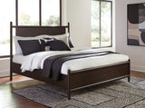 Dantenton Queen Panel Bed, Dresser and Mirror from Ashley - Luna Furniture
